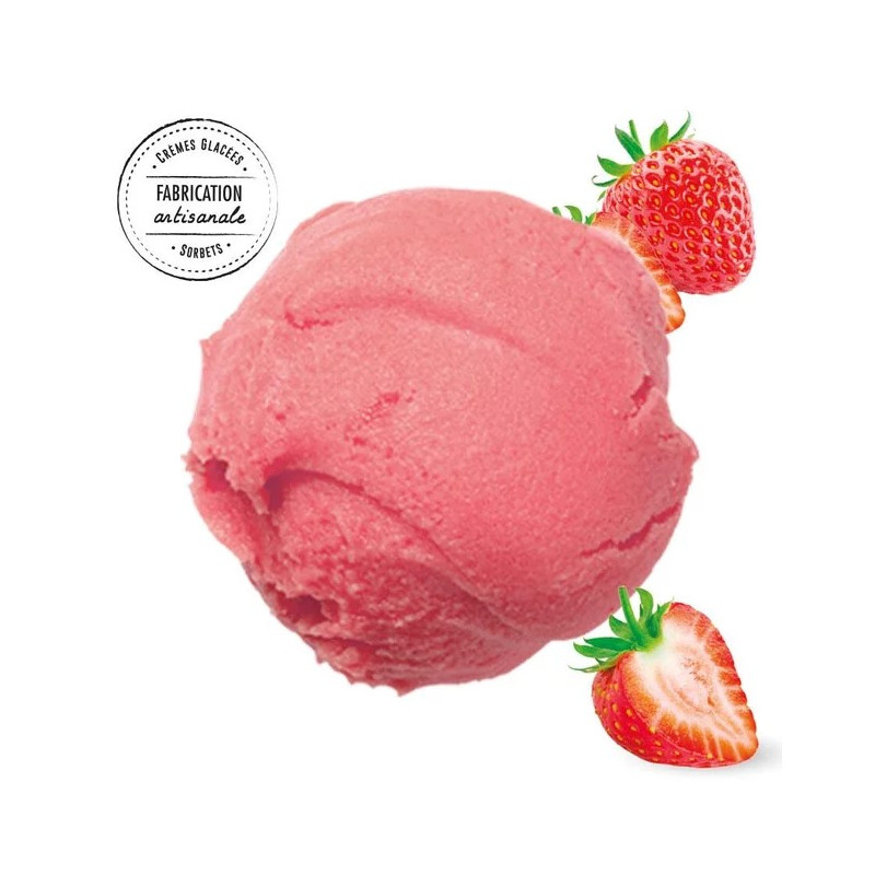 Sorbet Fraise La Cure Gourmande